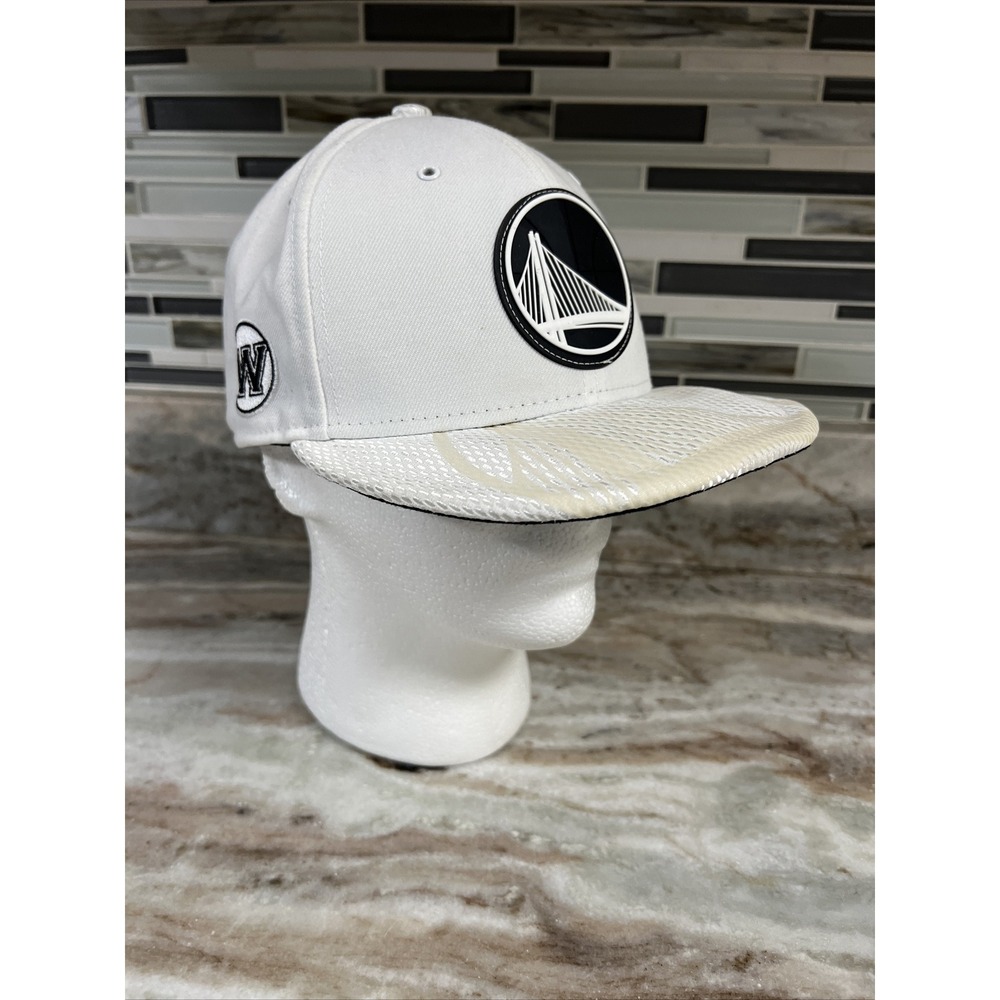 New Era Golden State Warriors "Strength In Numbers" Hat NBA White SnapBack - Picture 8 of 10